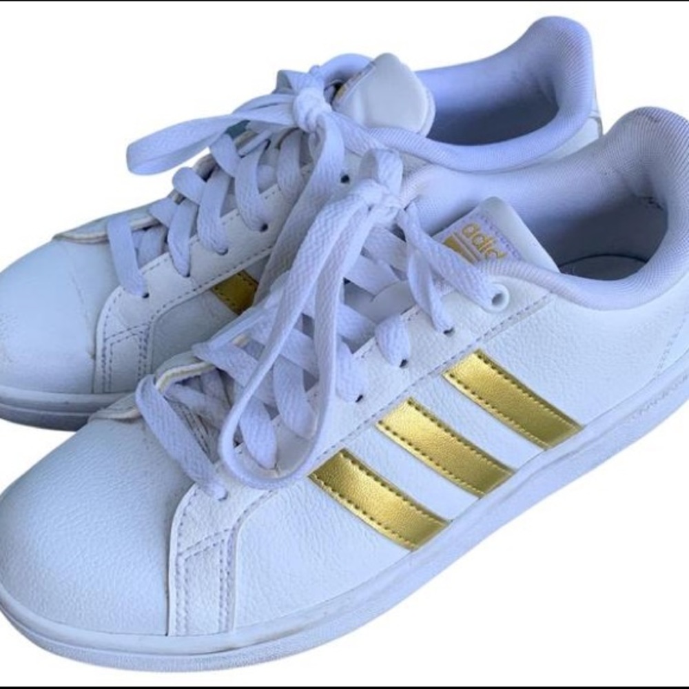 Adidas Gold Stripe Sneakers